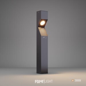 Dualluz Aluminum Bollard Light